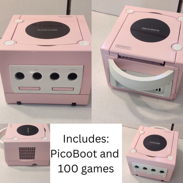 Picонованная консоль Nintendo Gamecube Со 100 tahap - Светло-и и и и и и и белый (dol-001)