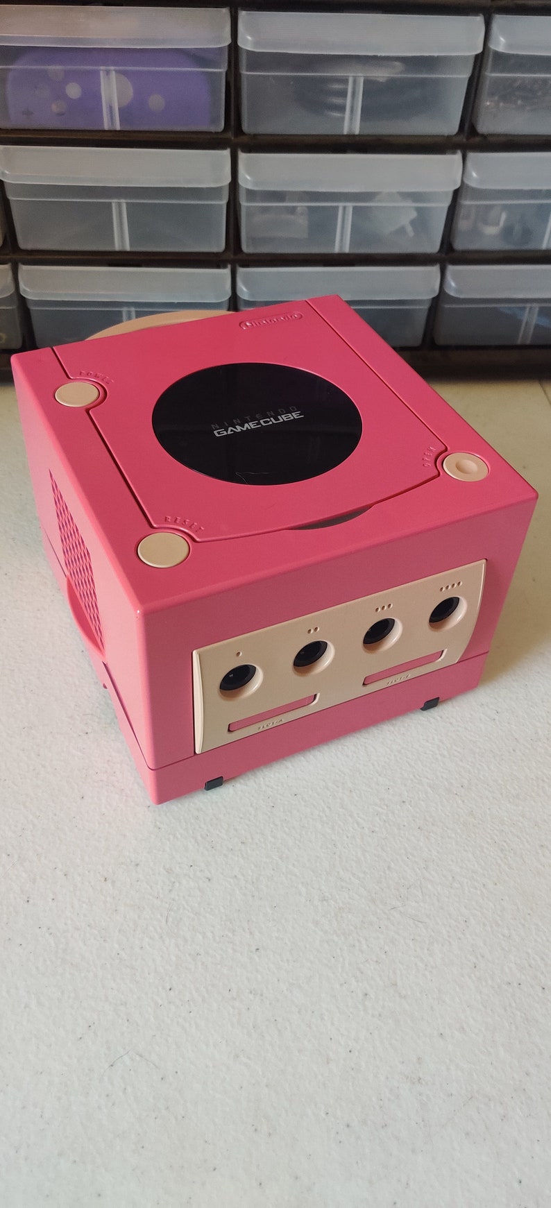 Nintendo Gamecube Console Light Pink and Hot Pink DOL001 Etsy
