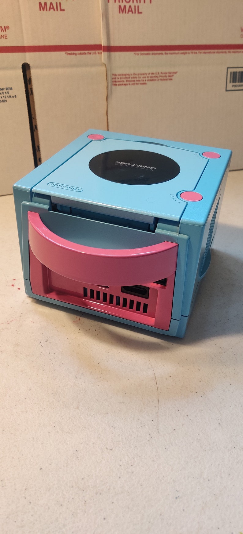 Nintendo Gamecube Console Light Blue and Hot Pink DOL001 Etsy