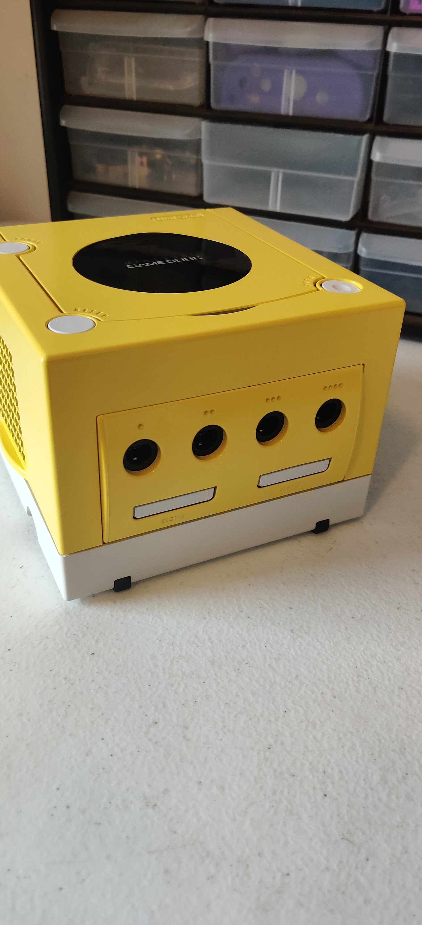 Nintendo Gamecube Console Yellow and White DOL001 Etsy