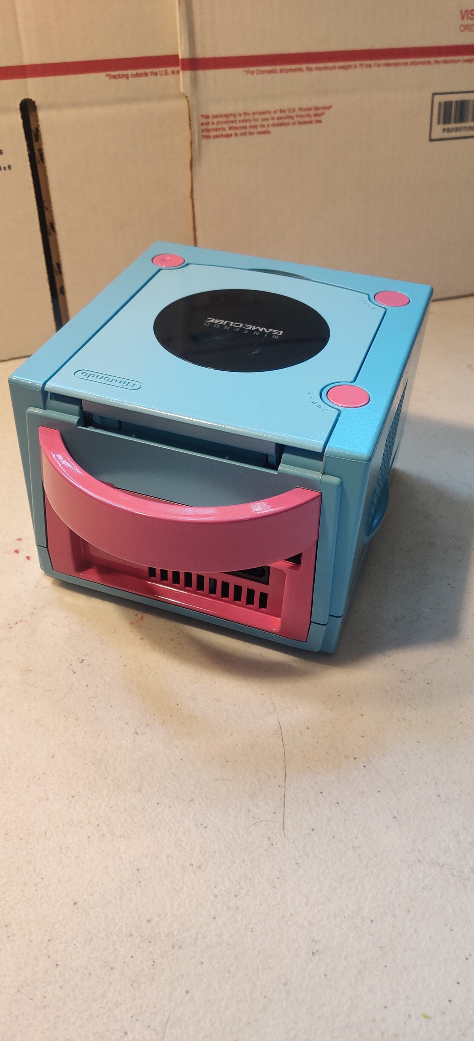 Nintendo Gamecube Console Light Blue and Hot Pink DOL001 Etsy