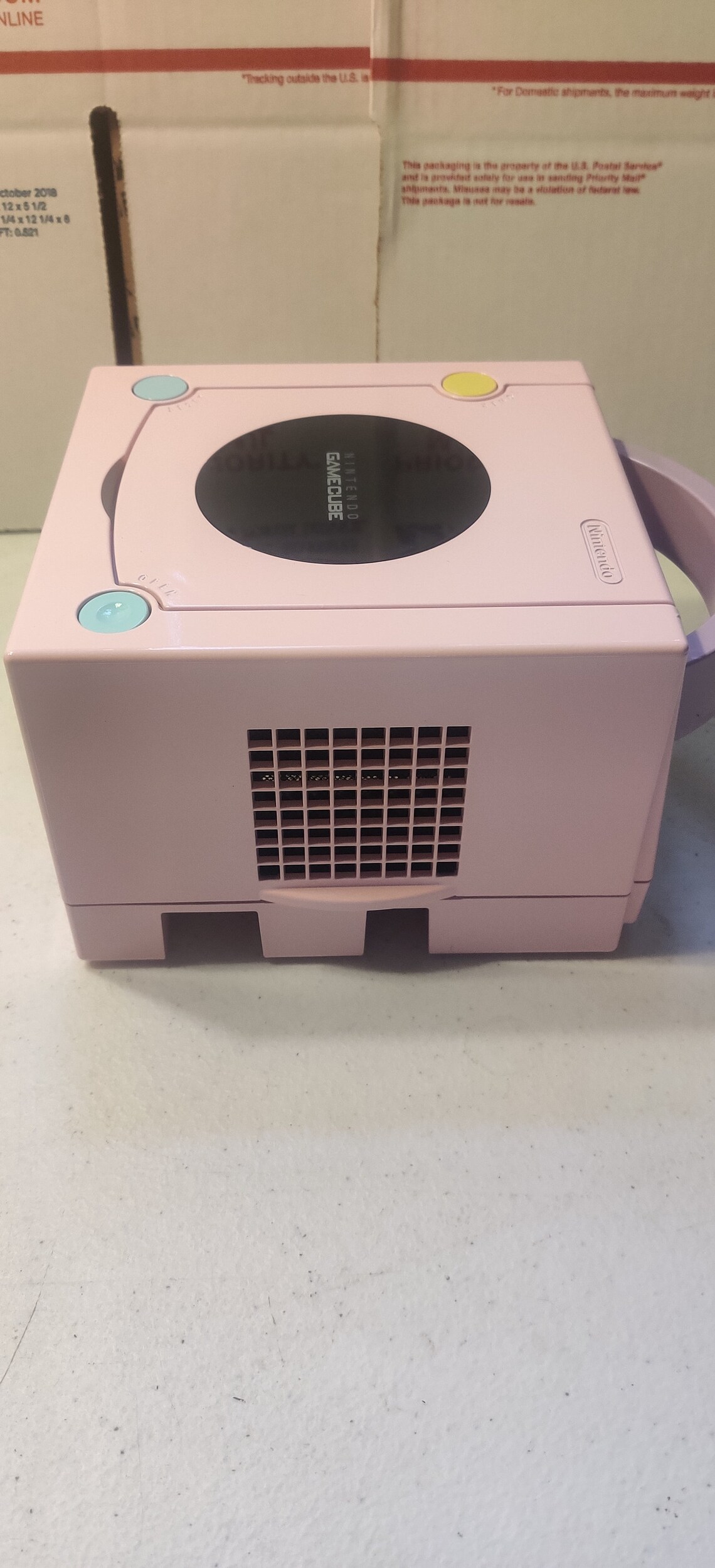 Nintendo Gamecube Console Light Pink and Pastel Multicolor Etsy