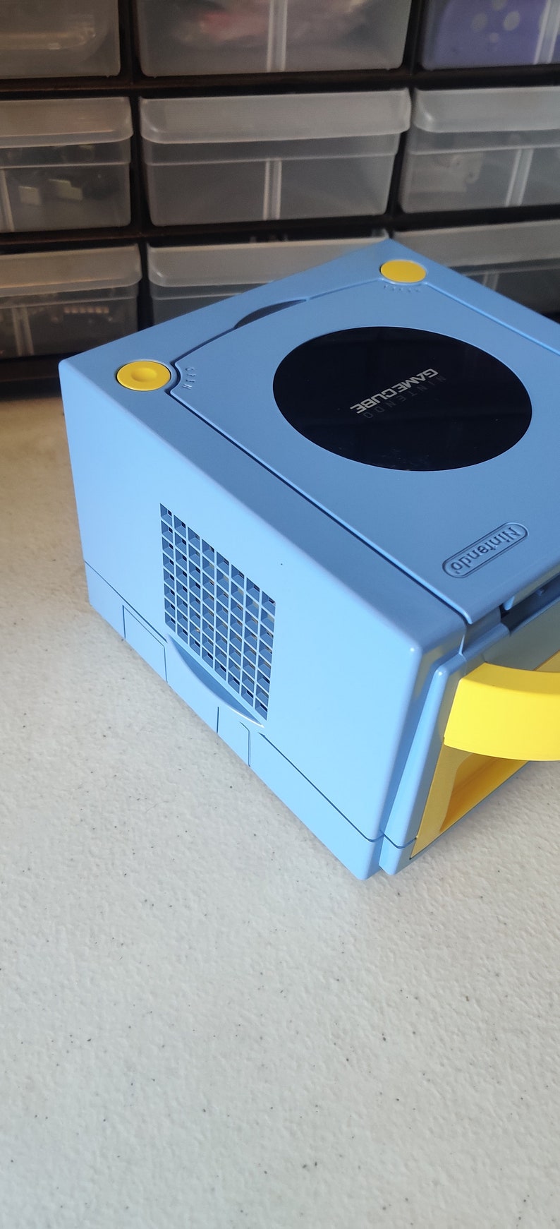 Nintendo Gamecube Console Yellow and Blue DOL001 Etsy