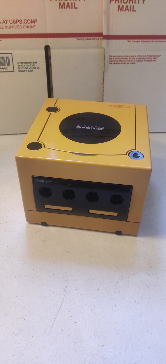 Nintendo Gamecube Console Yellow and Black DOL001 Etsy