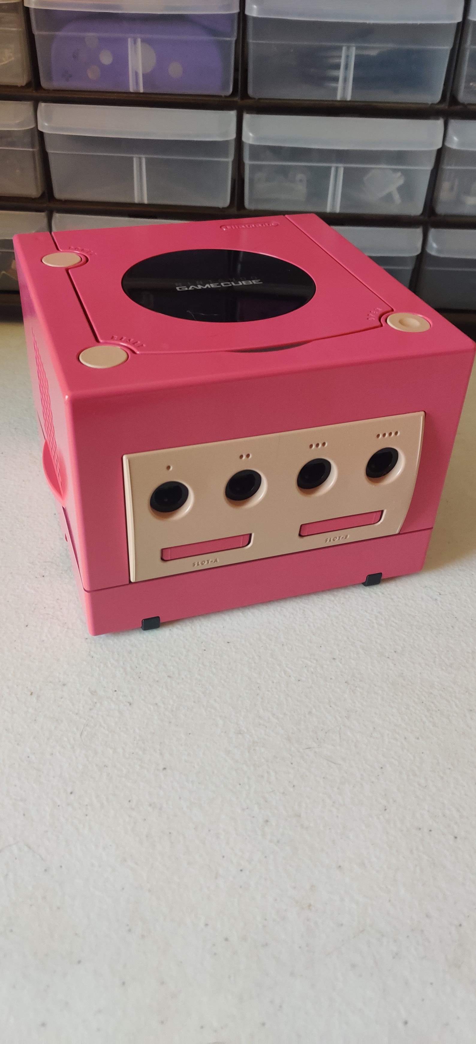 Nintendo Gamecube Console Light Pink and Hot Pink DOL001 Etsy