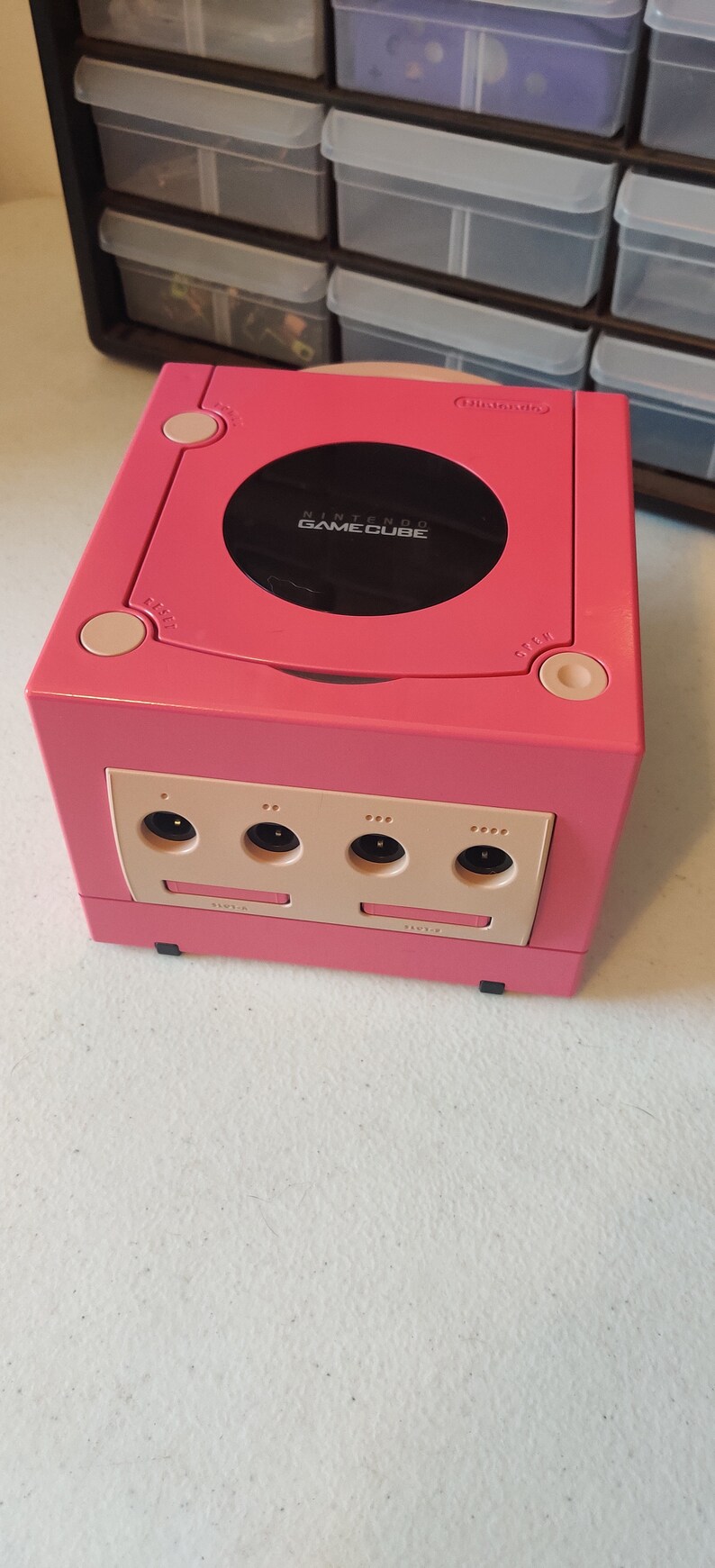 Nintendo Gamecube Console Light Pink and Hot Pink DOL001 Etsy