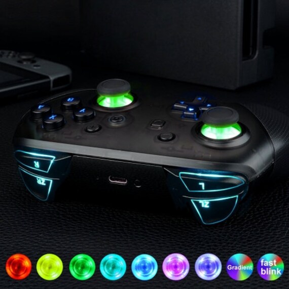 Custom Nintendo Switch Pro Controller With LED Lights Etsy