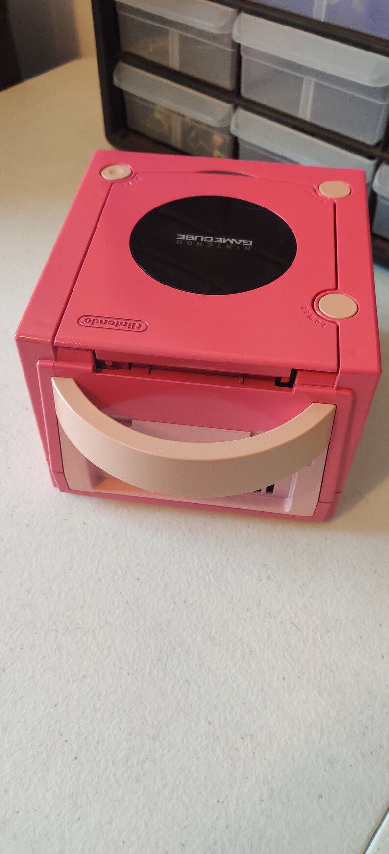Nintendo Gamecube Console Light Pink and Hot Pink DOL001 Etsy