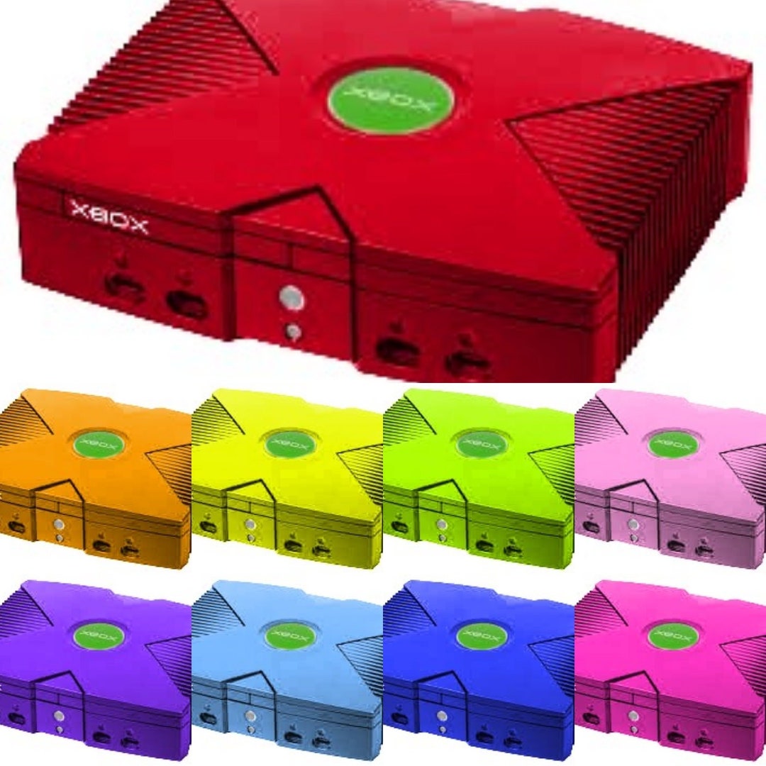 Custom Colored Original Xbox Console Etsy