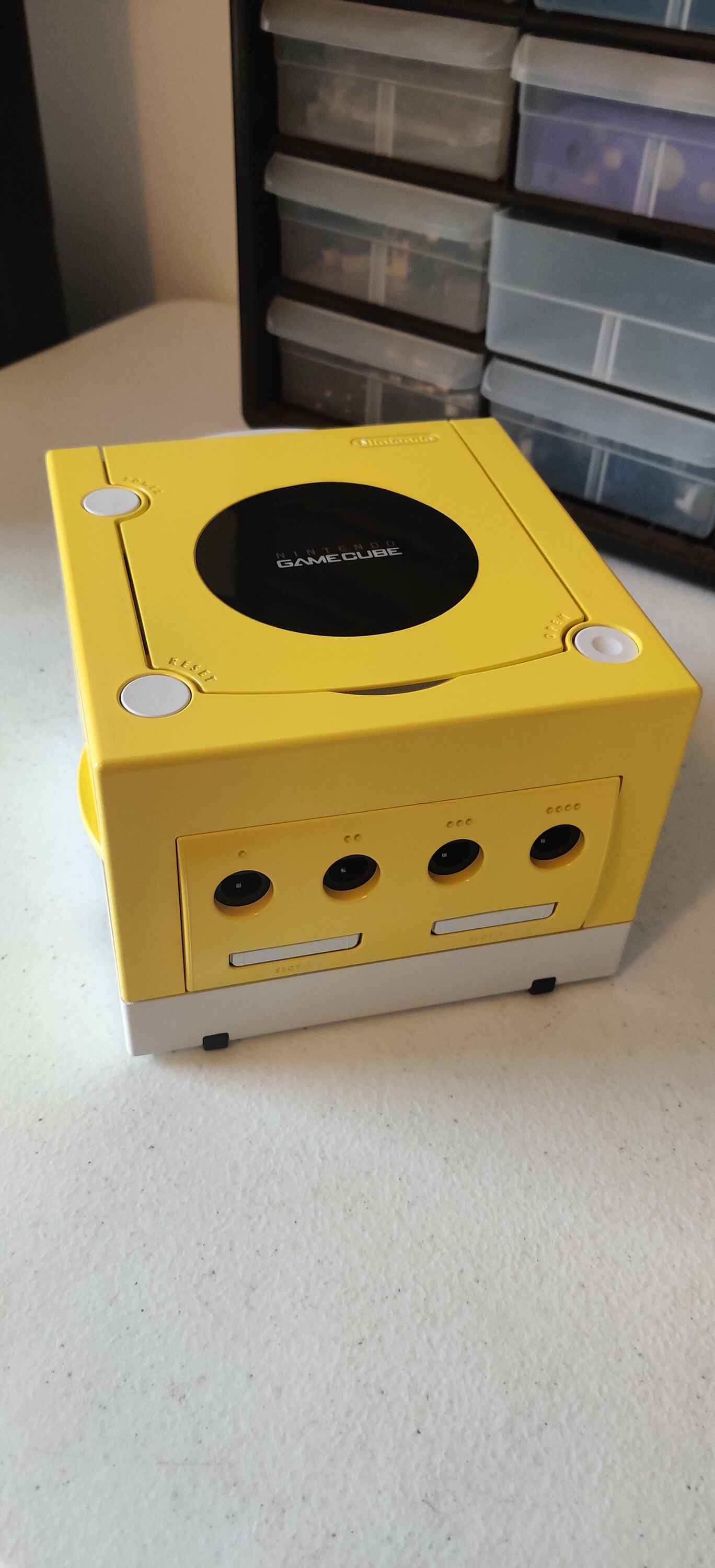 Nintendo Gamecube Console Yellow and White DOL001 Etsy