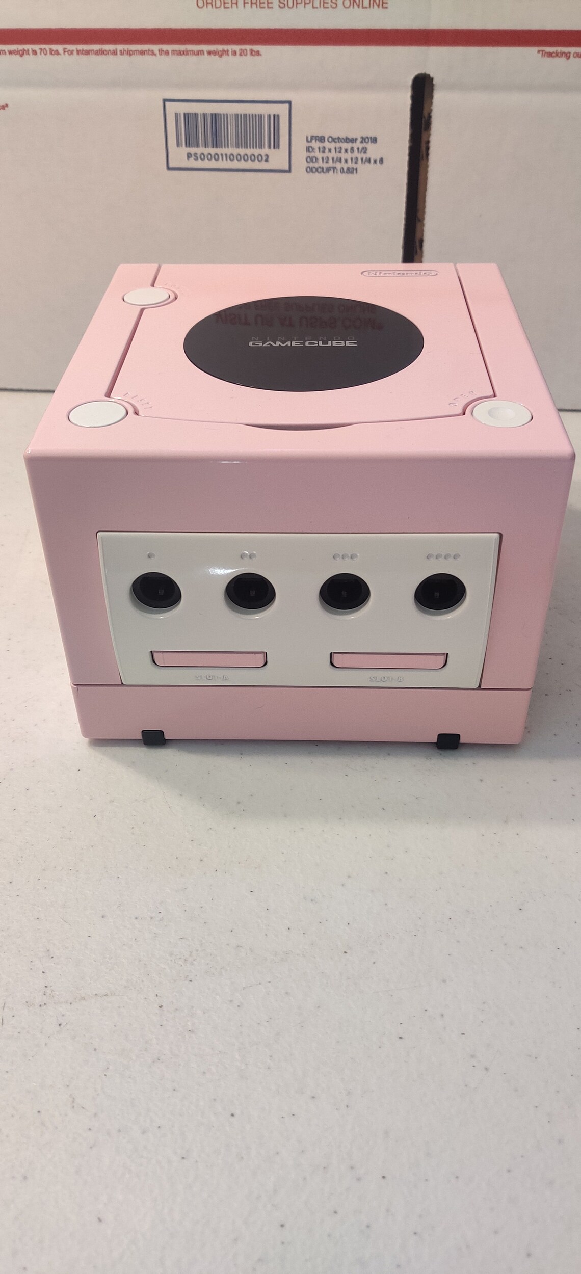 Nintendo Gamecube Console Light Pink and White DOL001 Etsy