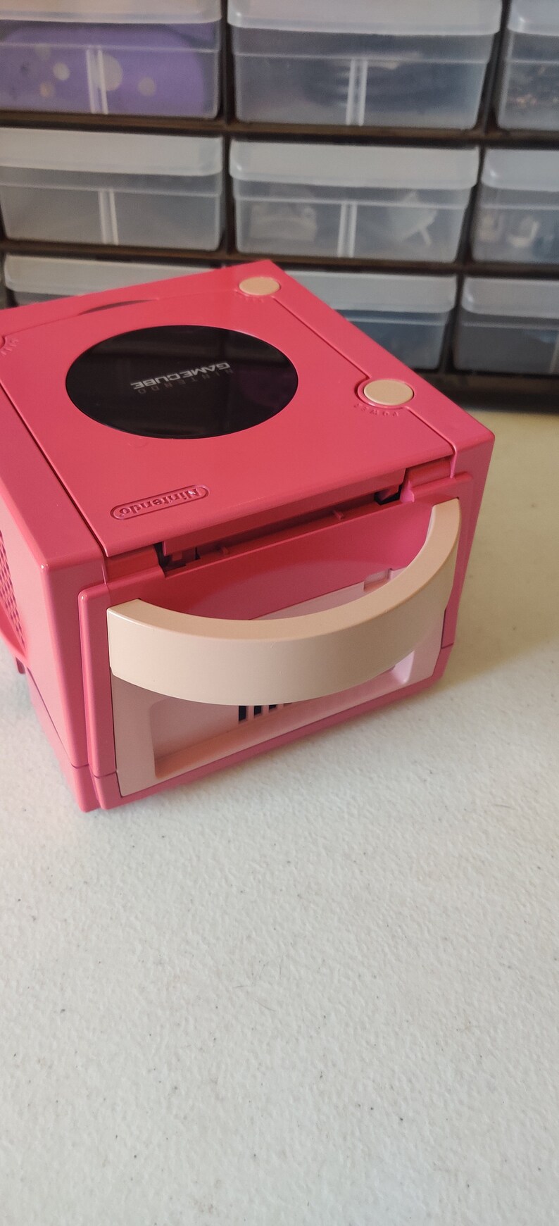 Nintendo Gamecube Console Light Pink and Hot Pink DOL001 Etsy