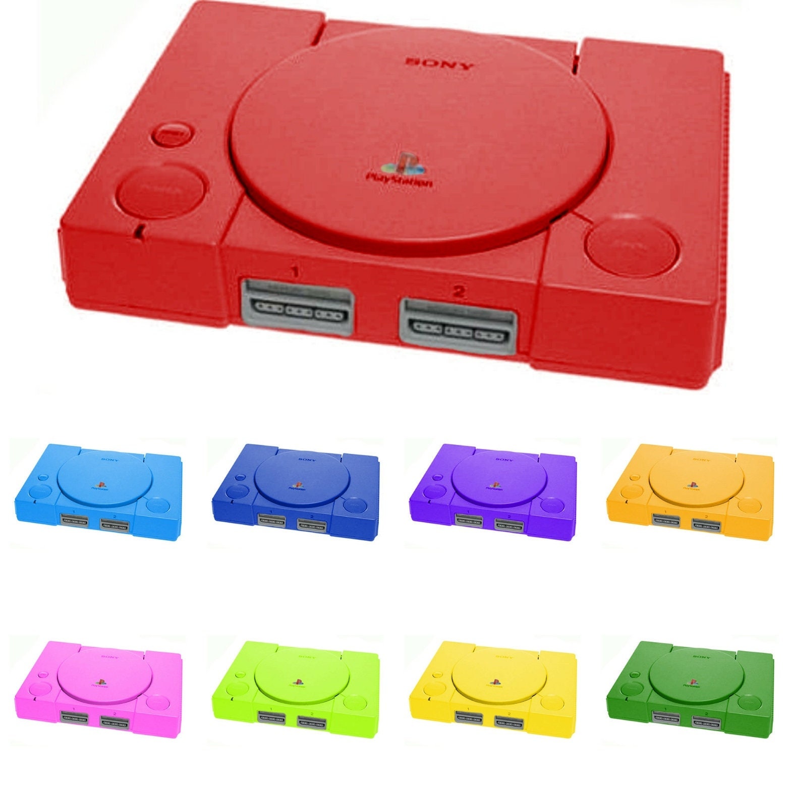 officiel opnå tornado Original Playstation 1 PS1 Console Custom Single Color/dual - Etsy