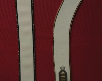 STAR TREK complete CAPTAIN-set command shoulder strap and sleeve-band for the twok-uniform (wrath of Khan - Generations) rank