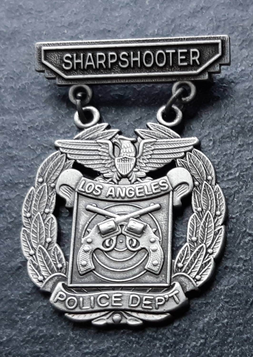 ロサンゼルス警察射撃メダル LAPD の SHARPSHOOTER - Etsy 日本