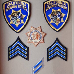 CHP Patch-set Sergeant California Highway Patrol - Etsy