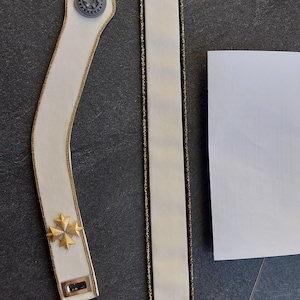 STAR TREK complete (rear) ADMIRAL-set command shoulder strap and sleeve-band for the twok-uniform (wrath of Khan - Generations) rank