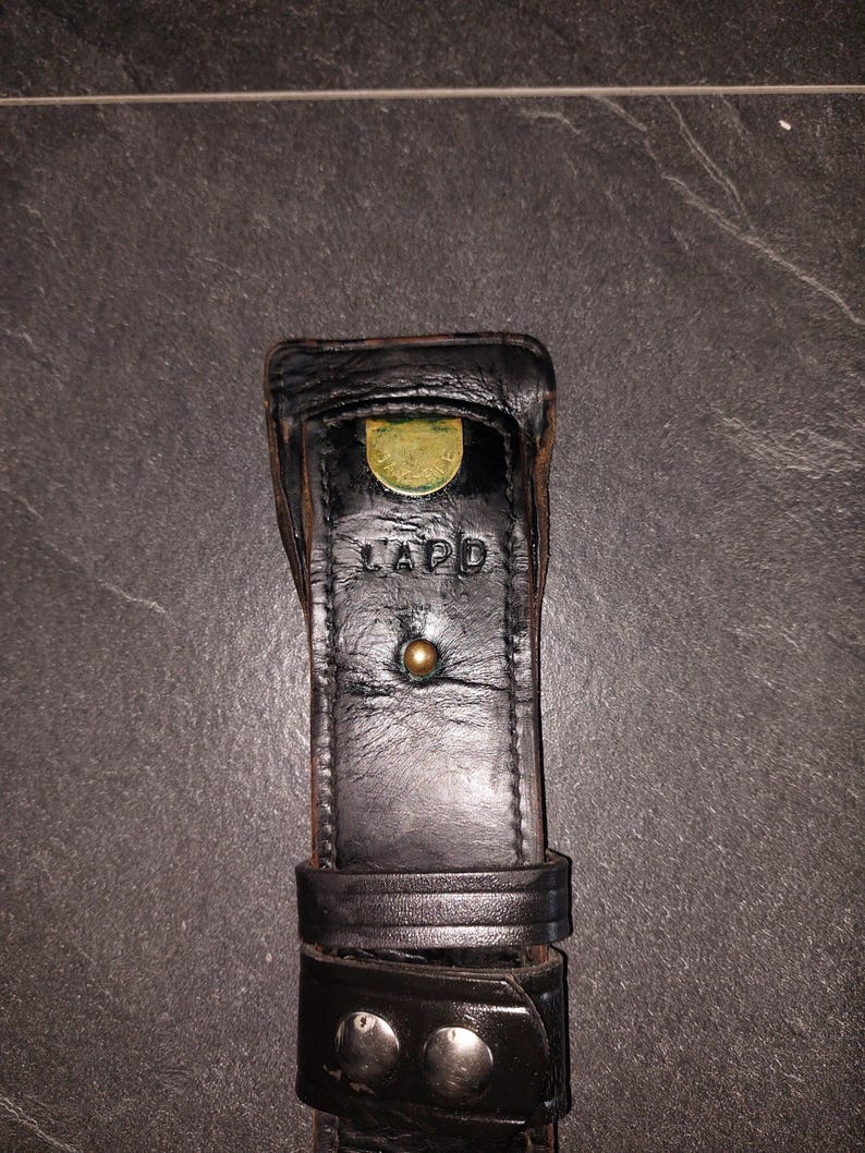 LAPD Sam Browne Belt Los Angeles Police Department - Etsy Canada