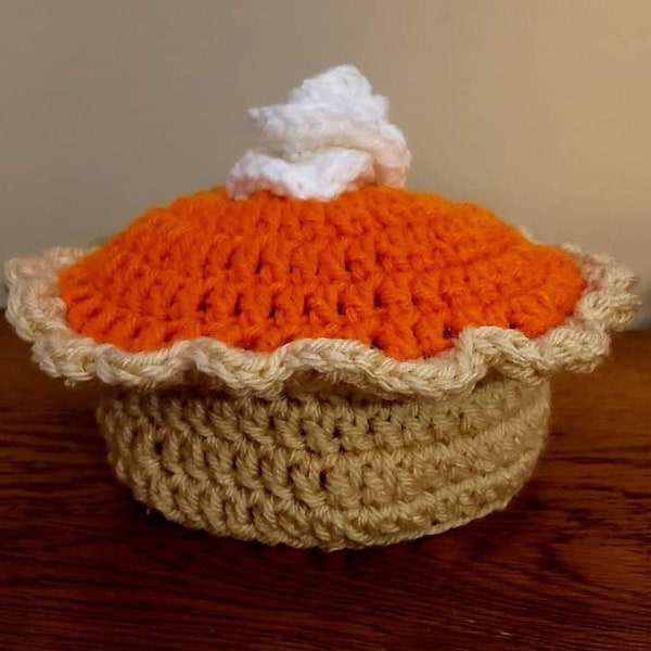 Pumpkin pie crochet hat