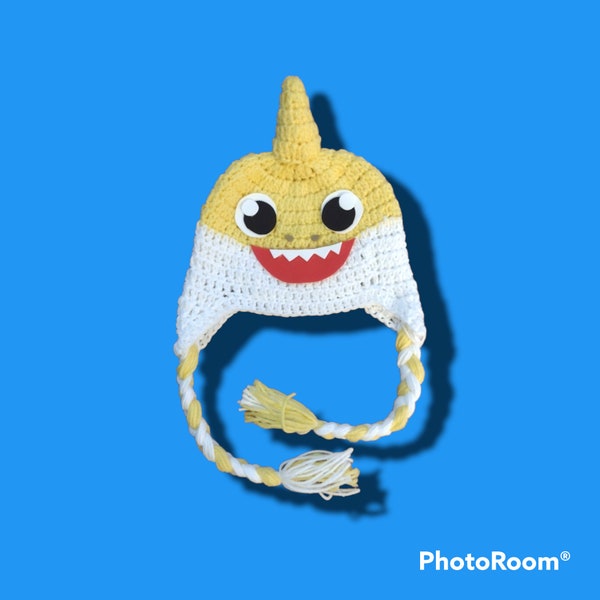 Crochet Baby Shark Hat Etsy