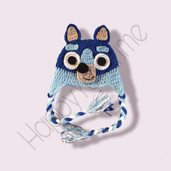 Bluey Crochet Hat Etsy
