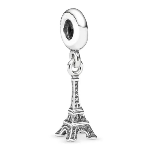 Genuine sterling silver 925 Eiffel Tower bracelet charm, wedding,anniversary gift