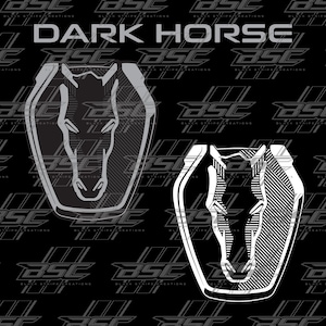 Hochqualitatives digitales SVG-Vector Pack - Dark Horse