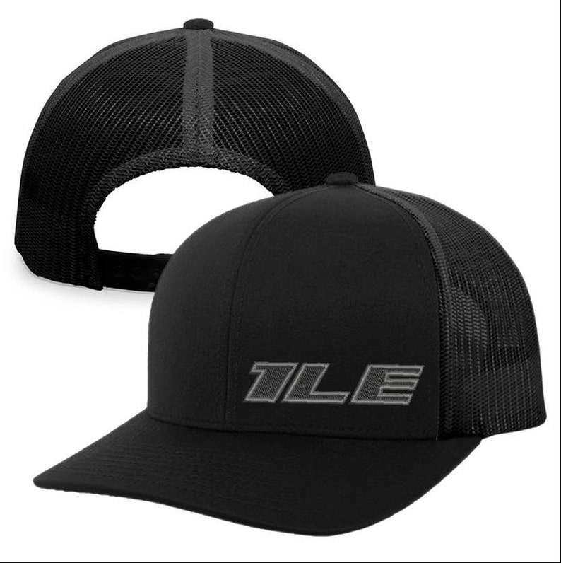 Custom Embroidered 1LE Emblem Hat Black