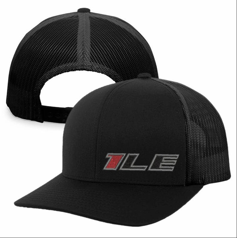 Custom Embroidered 1LE Emblem Hat Red