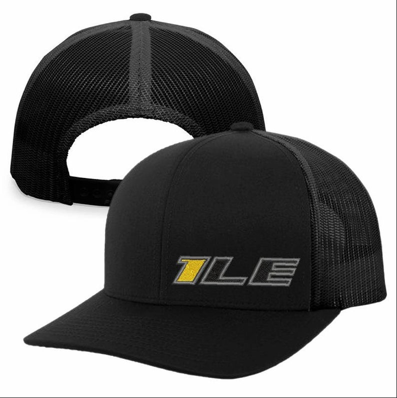 Custom Embroidered 1LE Emblem Hat Yellow