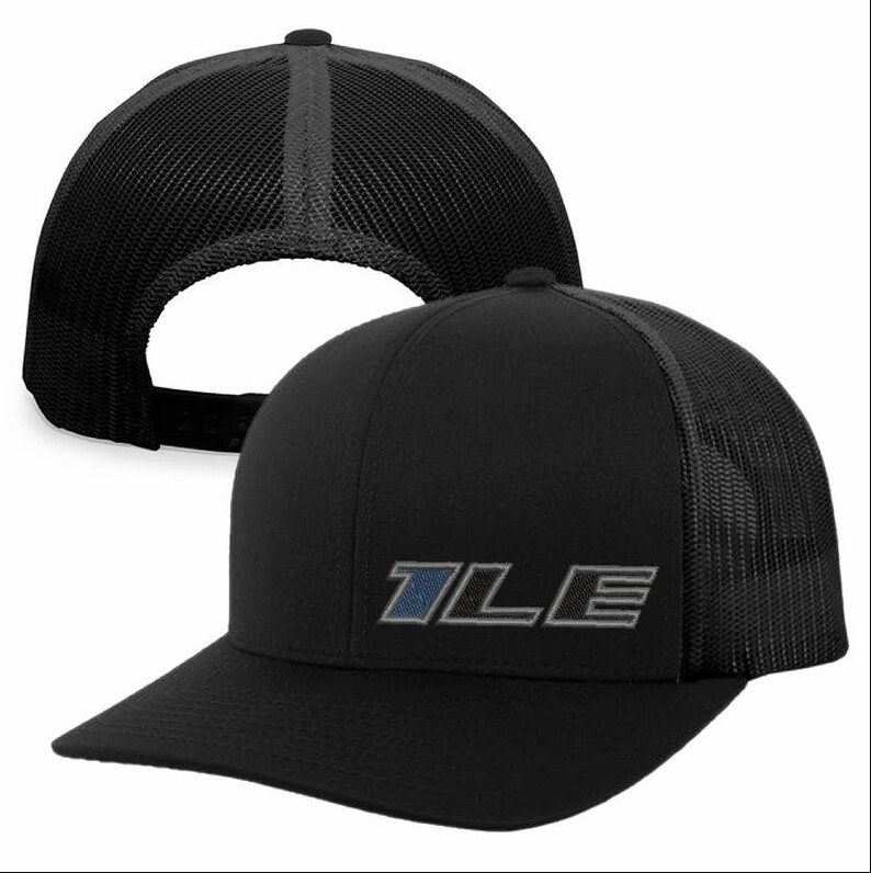 Custom Embroidered 1LE Emblem Hat Navy