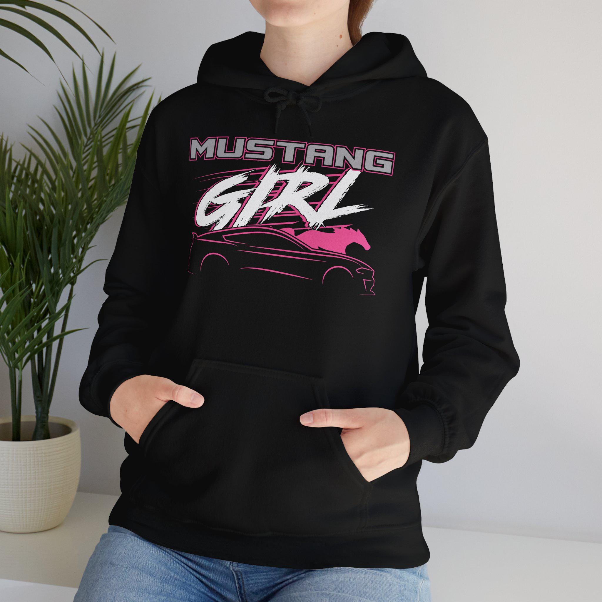 Mustang Girl (pink) - Unisex Heavy Blend™ Hooded Sweatshirt - Etsy Canada