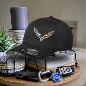 Casquette snapback avec broderie personnalisée Flex Fit - Corvette C7