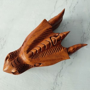 Beautiful wooden Jewelry Box / Dragon Head Puzzle Box / Handmade puzzle box / Magic box / Christmas / Birthday Gift / Mother&#39;s Day