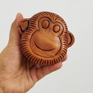 Beautiful wooden Jewelry Box / Monkey  puzzle box  / Handcrafted puzzle box / magic box / Christmas/Birthday Gift / Mother’s Day
