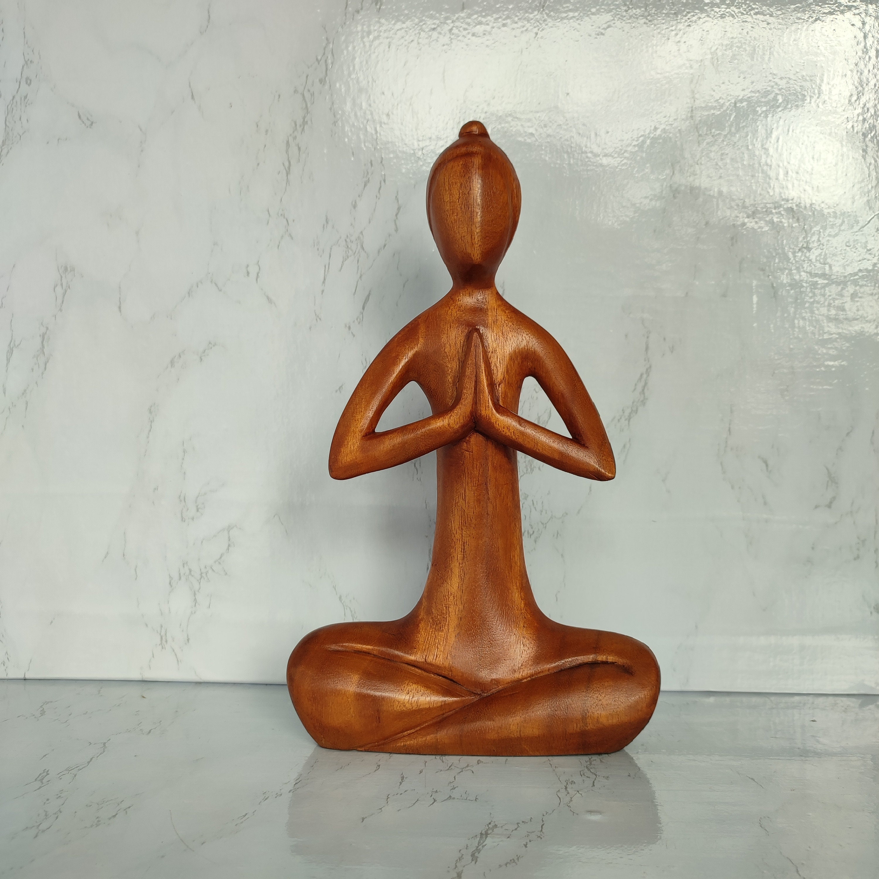 Wooden Yoga Figurine - Etsy