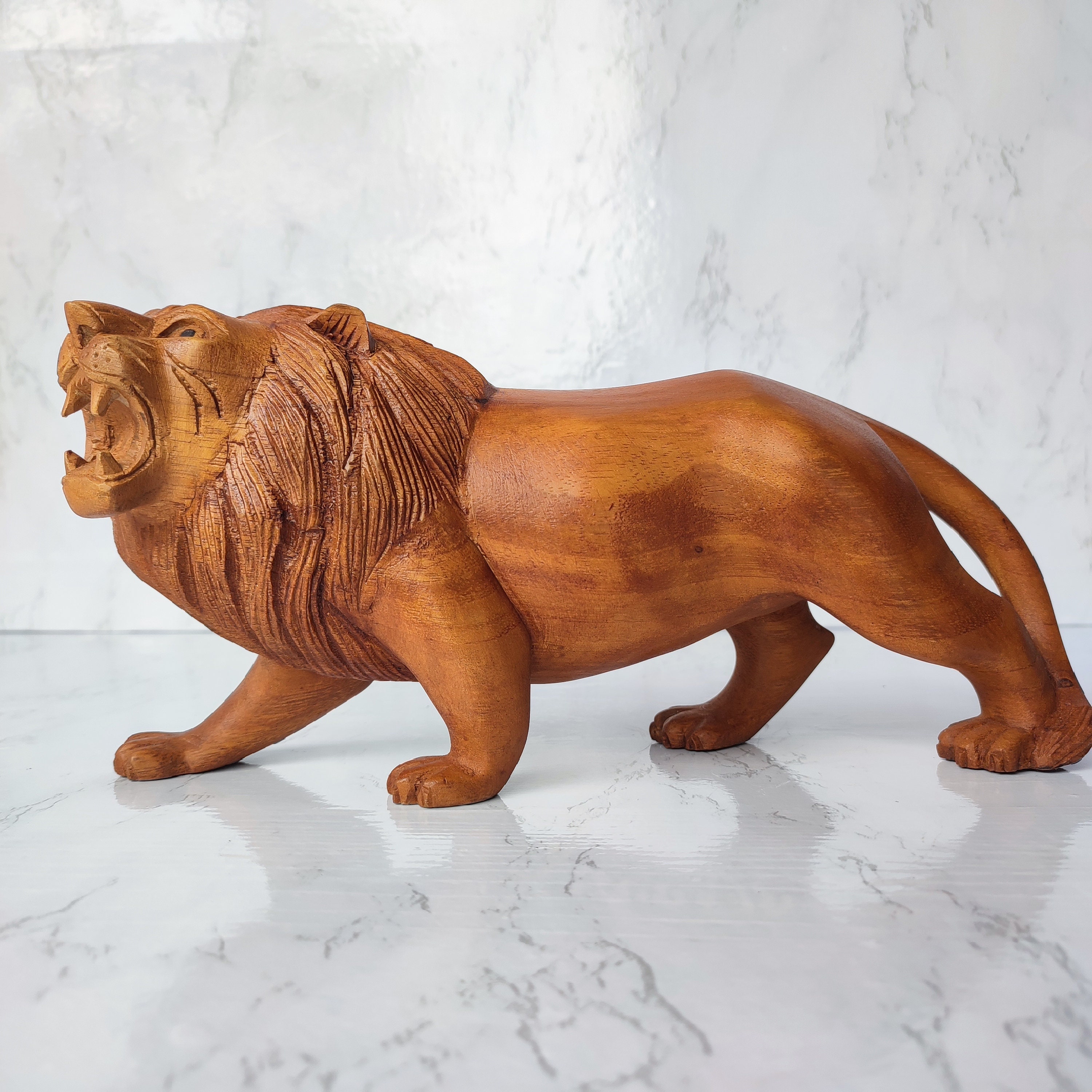 Wood lion store