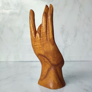 Mudra hand statue. Mudra wood sculpture. Hand Gesture Mudra Statue. Mudra decoration image 8