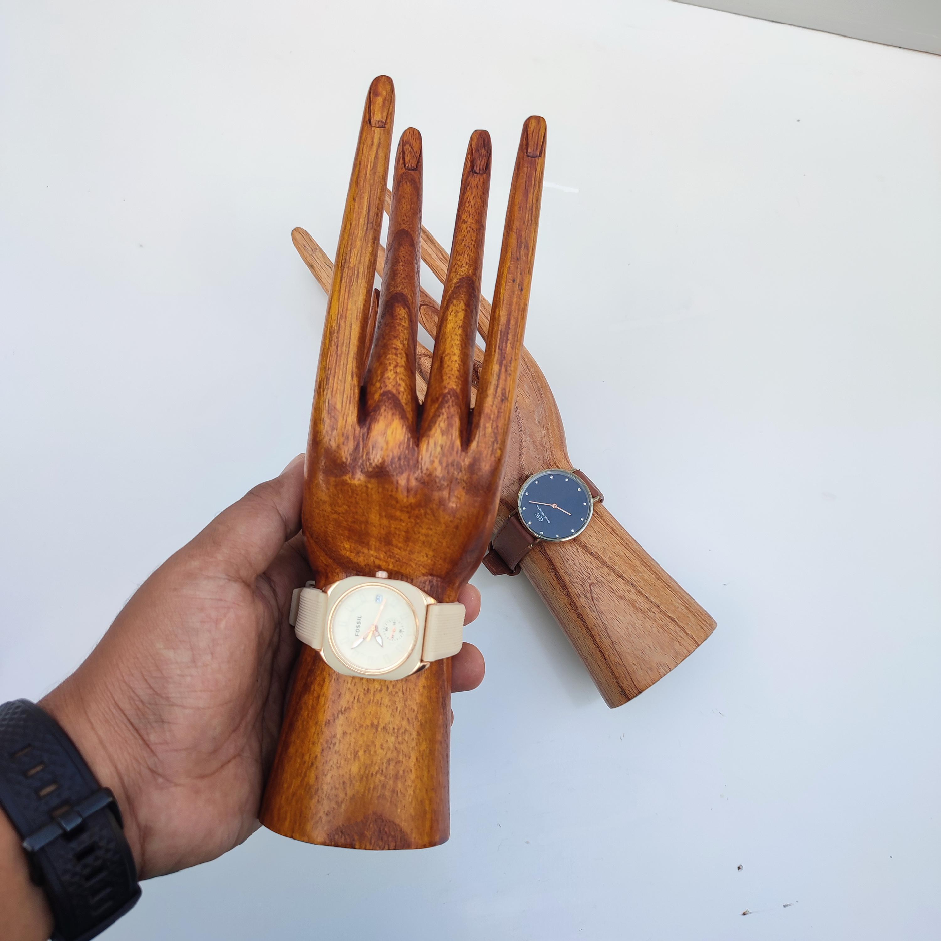 Hand Jewelry Display, Wooden Hand Displays for Rings, Bracelets and ...