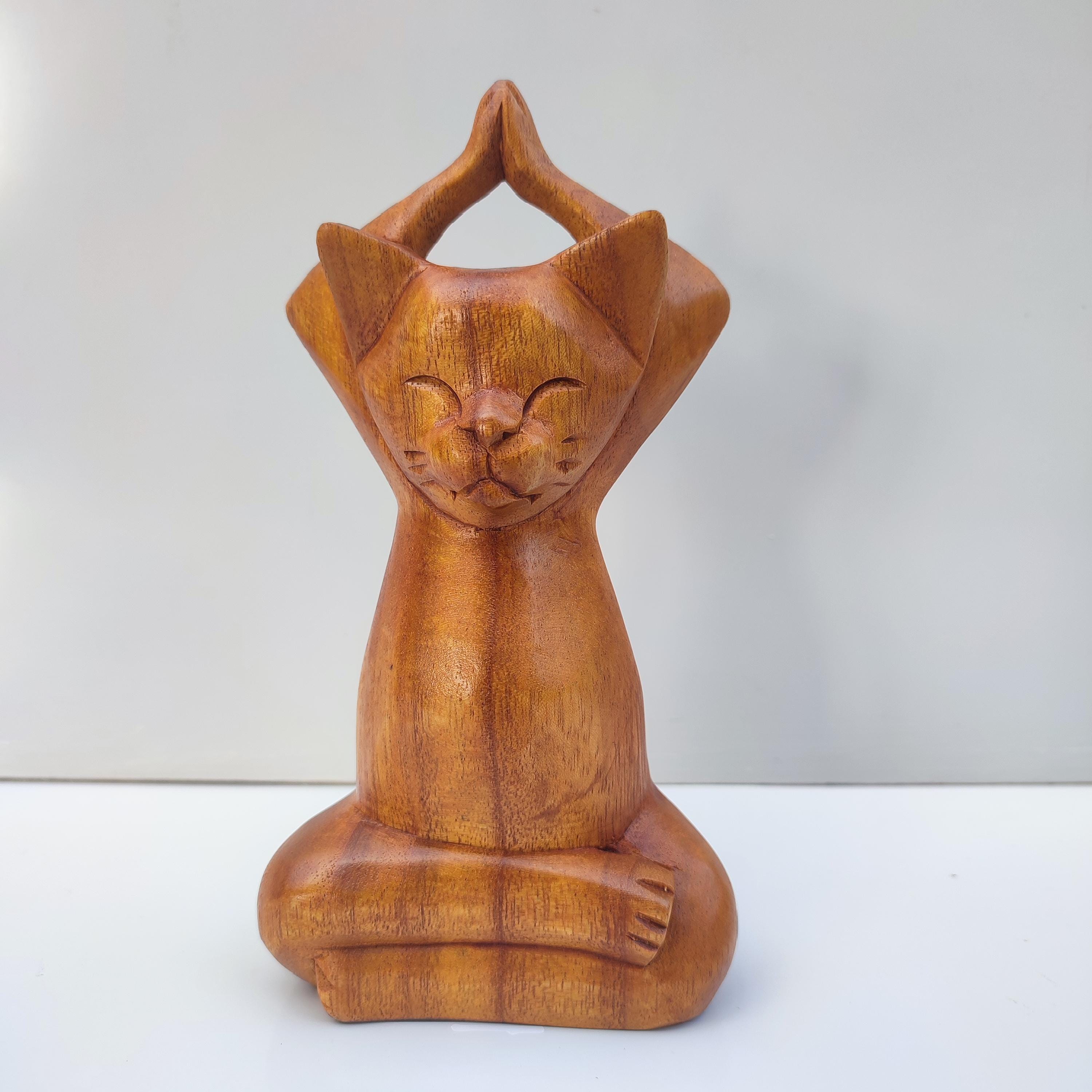 Wooden Yoga Sculpture - Etsy