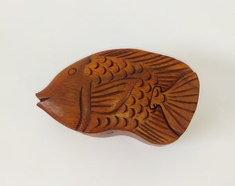 Beautiful wooden Jewelry Box / Fish puzzle box  / Handcrafted puzzle box / magic box / Christmas/Birthday Gift / Mother’s Day