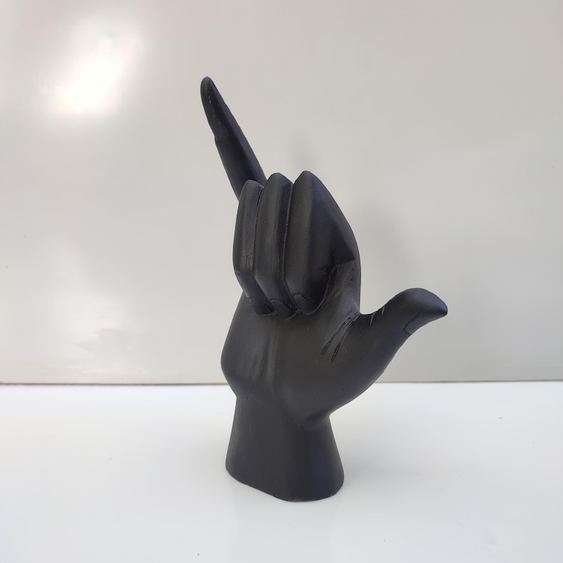 Jempinis Wood Hawaiian Shaka Sign, Aloha Decor image 10