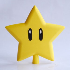 Super Mario Star Tree Topper Poinsettia Christmas tree decorations image 1