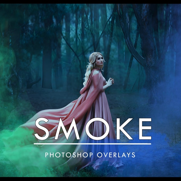 500 Smoke Photo Overlays for Photoshop, Lightroom Classic, and more. Use them for fog, steam, weather photography, or other visual effects.