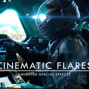 Cinematic Flare Effects for editing on Final Cut Pro, After Effects and more.