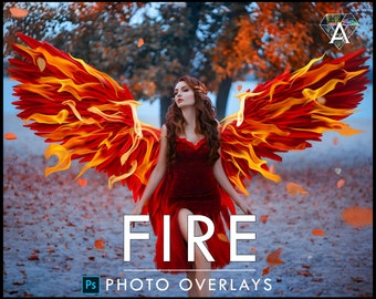 130+ Real Fire Overlays for editing photos. Use as Overlays in Adobe Photoshop, Procreate, Gimp, Lightroom and more.