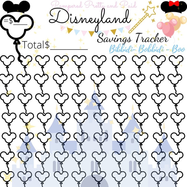 Disneyland Savings Tracker