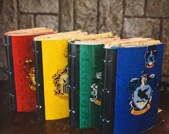 Wizard House Junk Journal with Acceptance Letter-Personalized Handmade Wizard Diary Gift