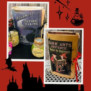 Diarios basura personalizados de la escuela de magos con carta de aceptación, cuaderno reciclado, diario, álbum de recortes, cosplay