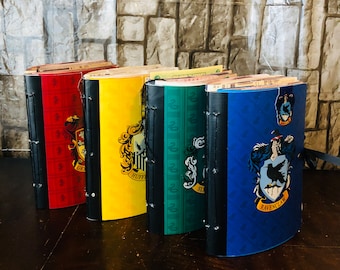 Personalized Wizard House Junk Journal: Acceptance Letter Upcycled Diary